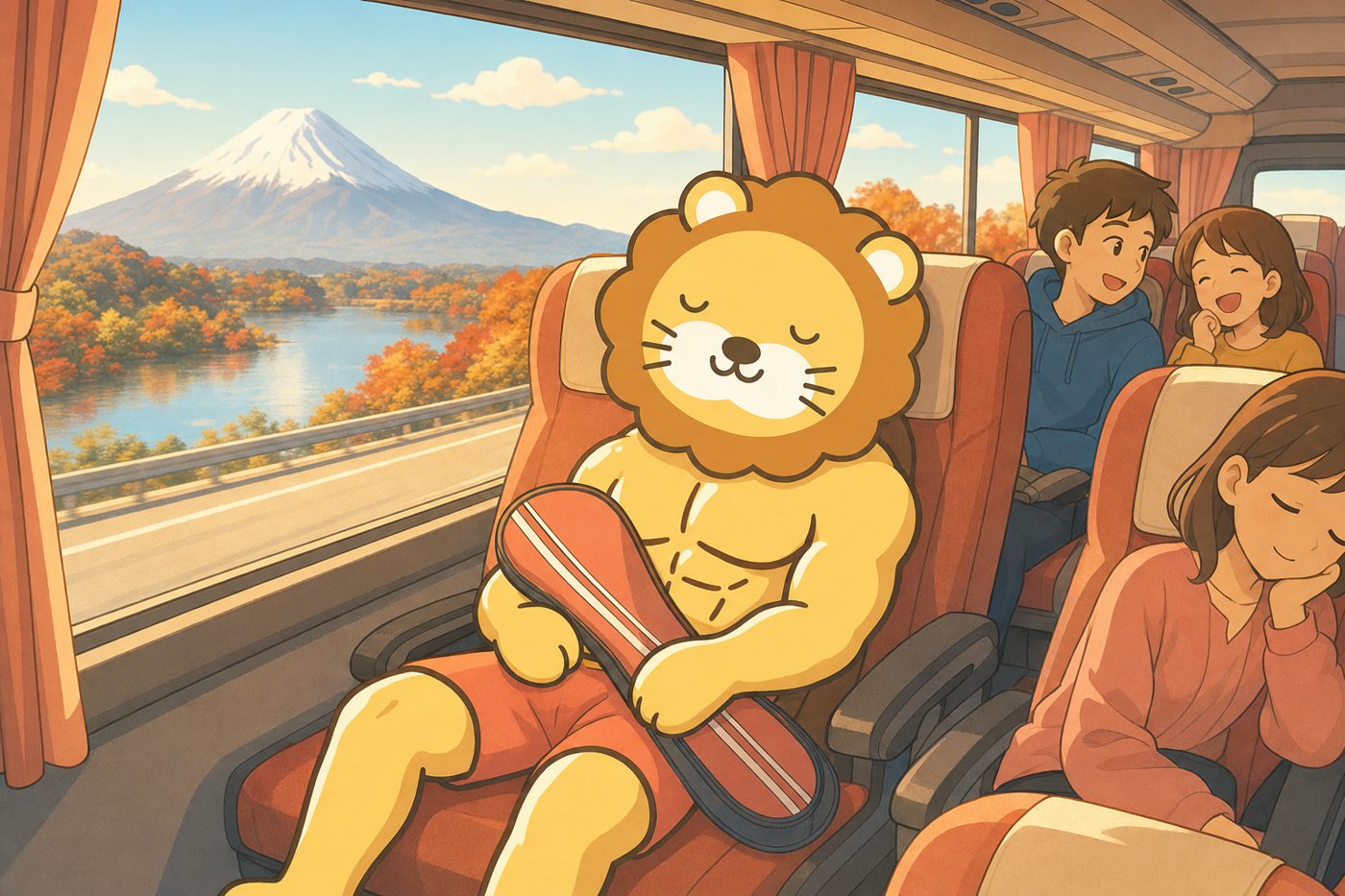 帰りのバスでうたた寝